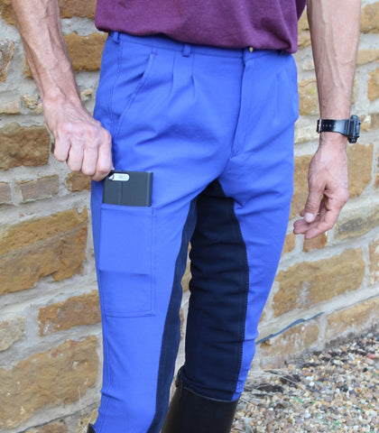 Equestriman #nomorebeige Blue Breeches