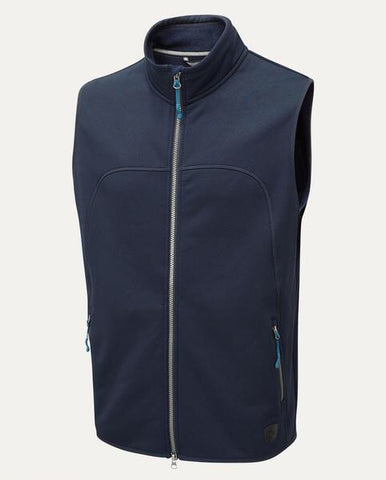 Braham Fleece Vest in Navy