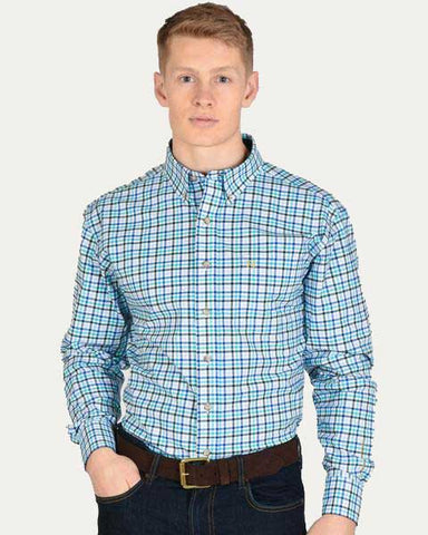 Generations Long Sleeved Blue Plaid Shirt